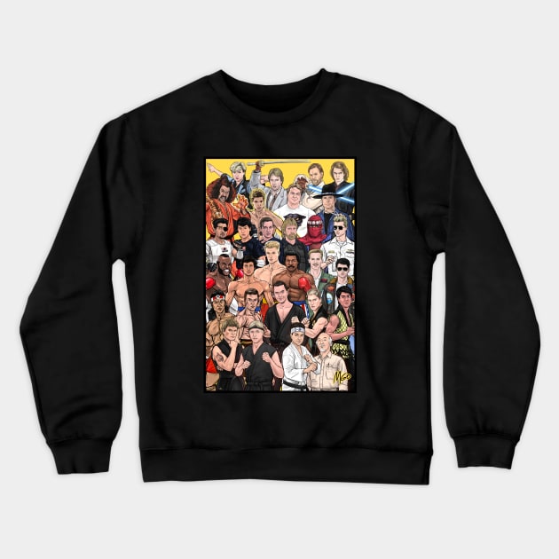 Johnny & Daniel CKS4 Retro Icons Crewneck Sweatshirt by PreservedDragons